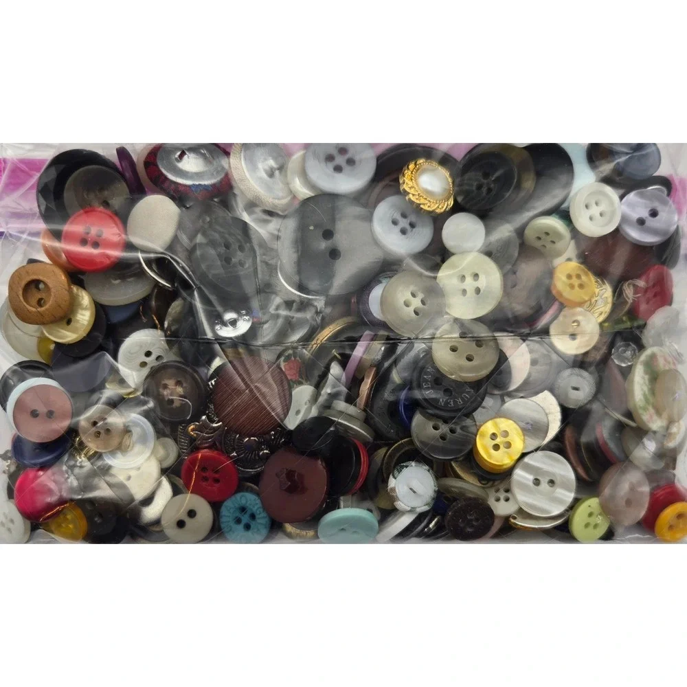 Vintage Sewing Box Organizer Navy Blue Cantilever Tray Buttons‎ Thread